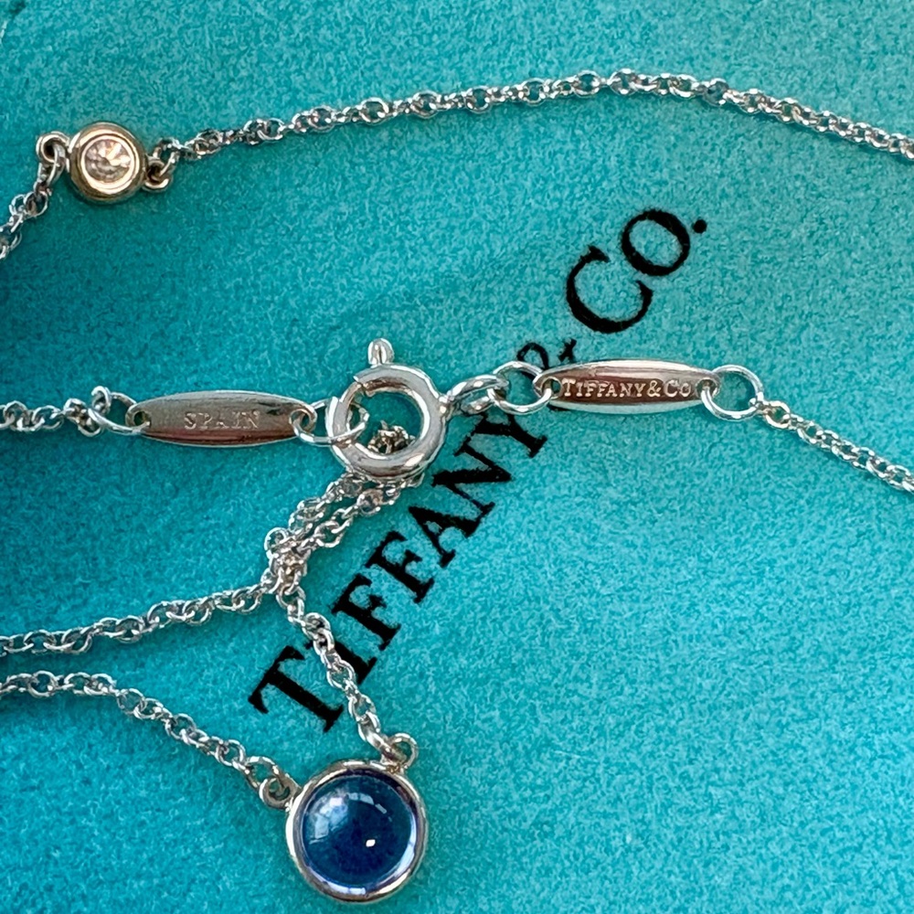 Tiffany & Co. Diamond and Tanzanite necklace